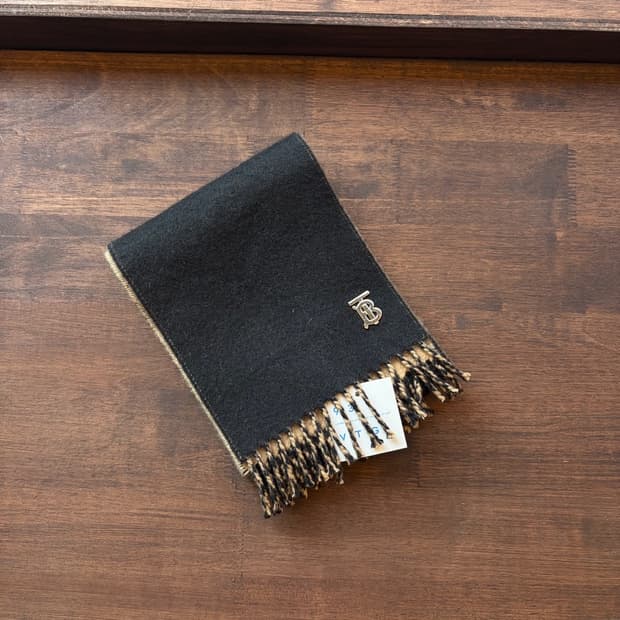 15378 - 버버리 모노그램 캐시미어 머플러 (캐시미어 100%)