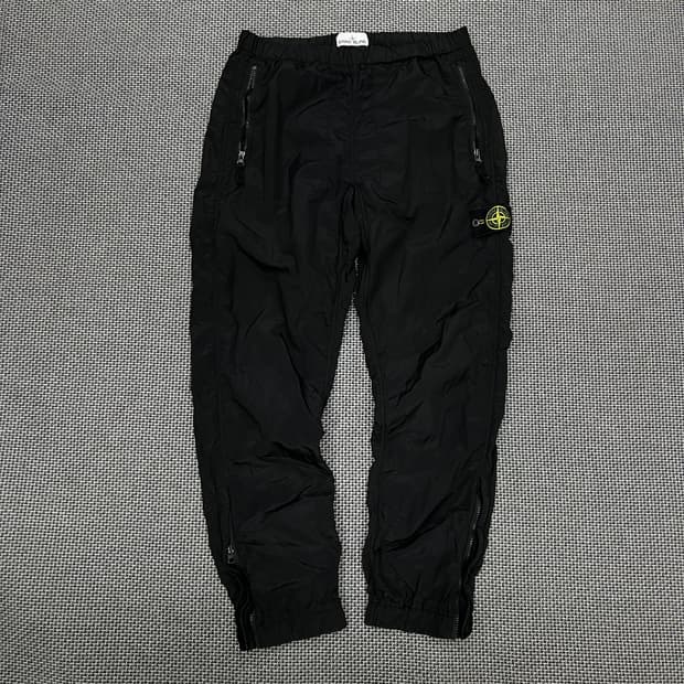 스톤아일랜드 나일론 조거팬츠 블랙