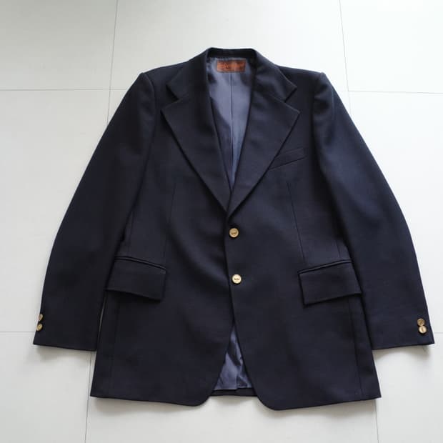 80s 빈티지 입생로랑 프랑스생산 금장 블레이저