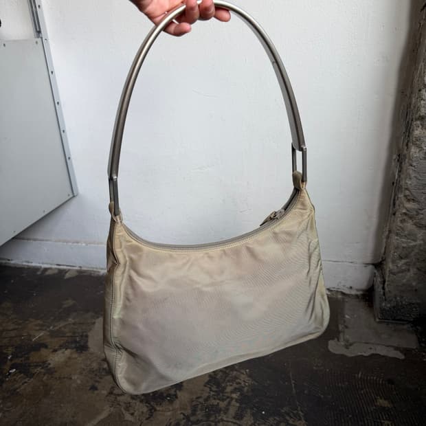 early 00s 프라다 포코노 플라스틱 핸들 숄더 백 