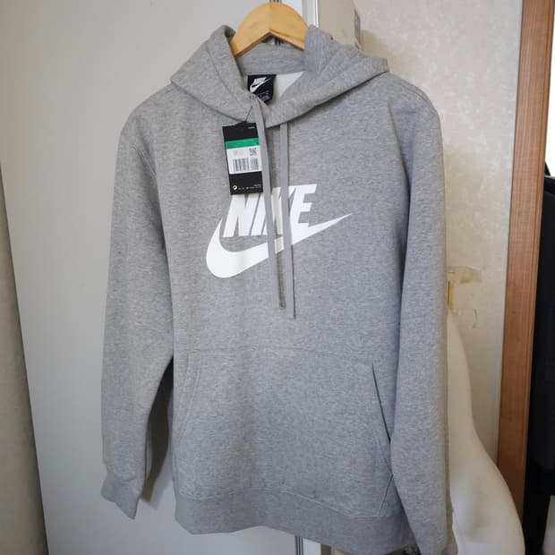 새상품)나이키 스우시 기모 후드티