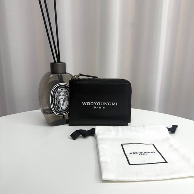 [정품] 우영미 스퀘어 지갑 블랙