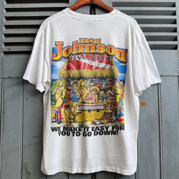 [L]90's ONEITA BIG JOHNSON 티셔츠