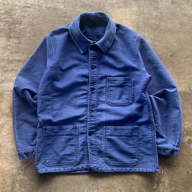 ~70s  프렌치 몰스킨 워크 자켓