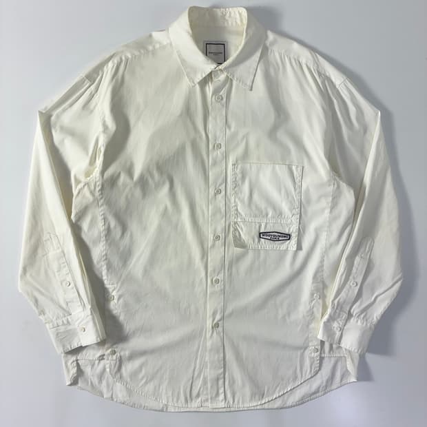 Wooyoungmi 우영미 백프린팅 화이트 셔츠