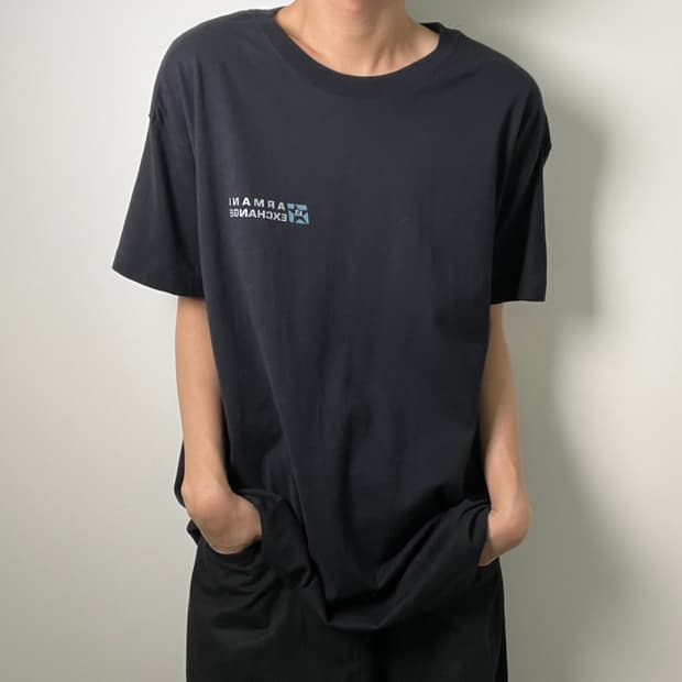 Armani 아르마니 익스체인지 네이비 반팔 티셔츠 2XL