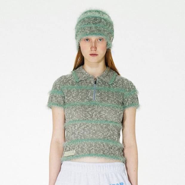 스컬프터 비니 Mixed Yarn Beanie Sage