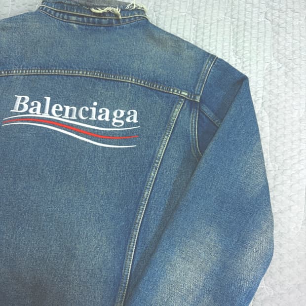 발렌시아가 데님자켓