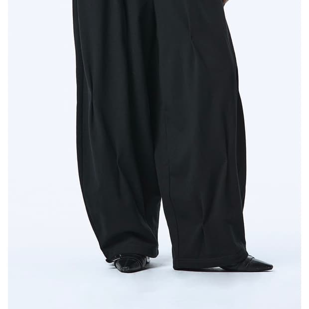 트리밍버드) Bar-Tack Set-up Sweat Pants BK