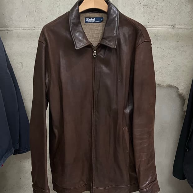 폴로 랄프로렌 맥스웰 가죽 자켓