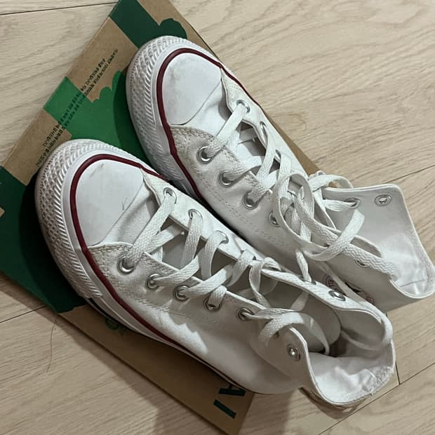 컨버스 하이 화이트 230