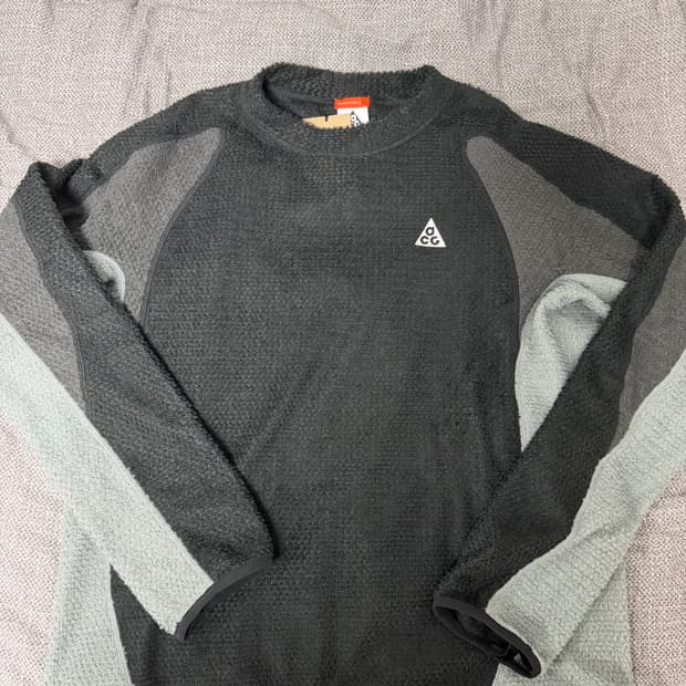 [XL] 나이키 ACG 울프 라이컨 크루넥 블랙 앤트러사이트