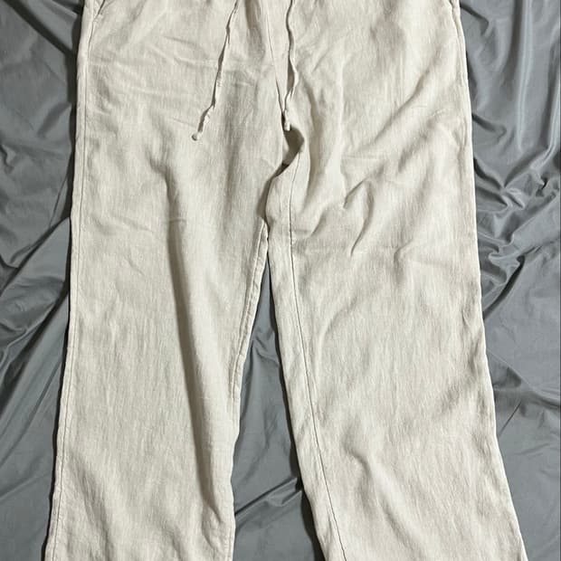 H&M 린넨 와이드 팬츠