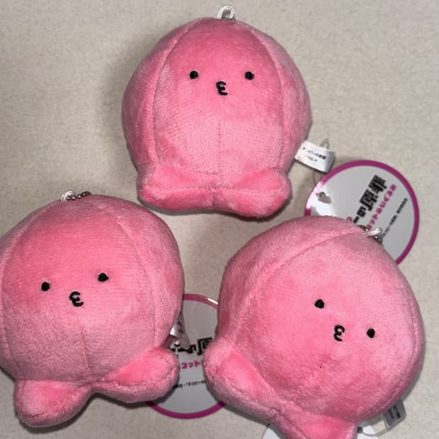 (일본 정품) 타코피의 원죄 마스코트 키링 인형 - 기본 표정