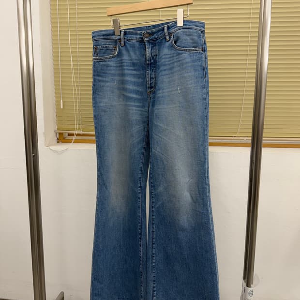 acne studios bootscut denim 