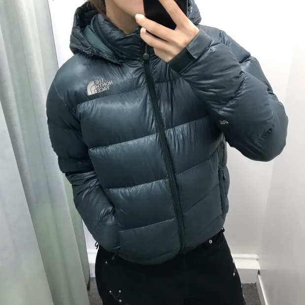 노스페이스 다크그린 700 패딩