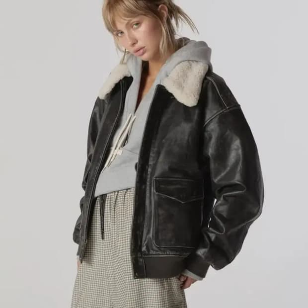 글로니 에어포스 레더 자켓 m