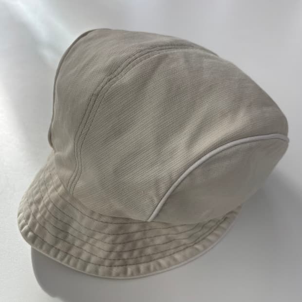 빈티지 스타일 뉴스보이 캡 / 헌팅캡 (아이보리)