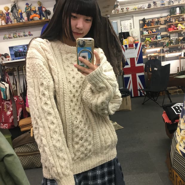 빈티지 헤비 니트