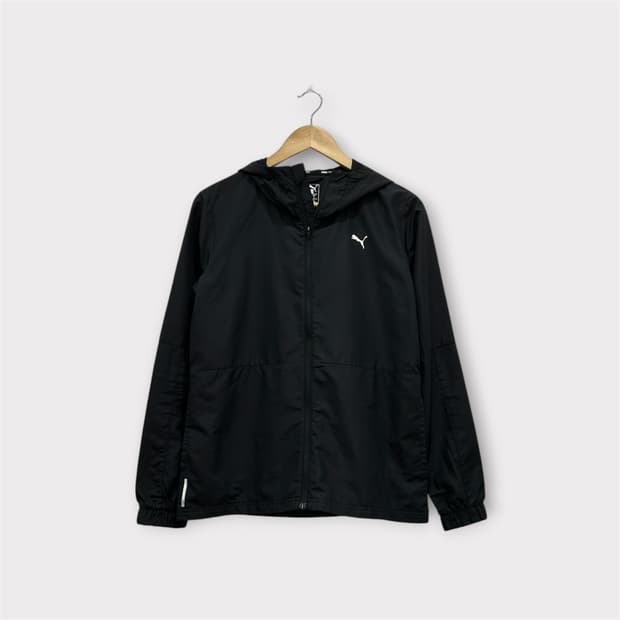 퓨마 윈드셀 트레이닝 바람막이 후드집업 자켓 S 블랙