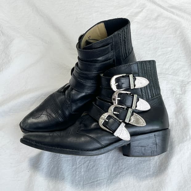 [37/240] Toga Pulla 토가풀라 카우보이 웨스턴 앵클부츠