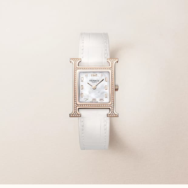 에르메스 H아워 다이아 워치 