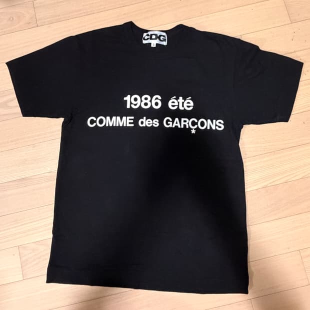 COMME des GARÇONS 1986 été T-SHIRT