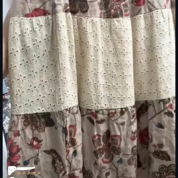 🌺 미라이클립 코야 카모메산장 빈티지 모리걸 능소화 롱스커트