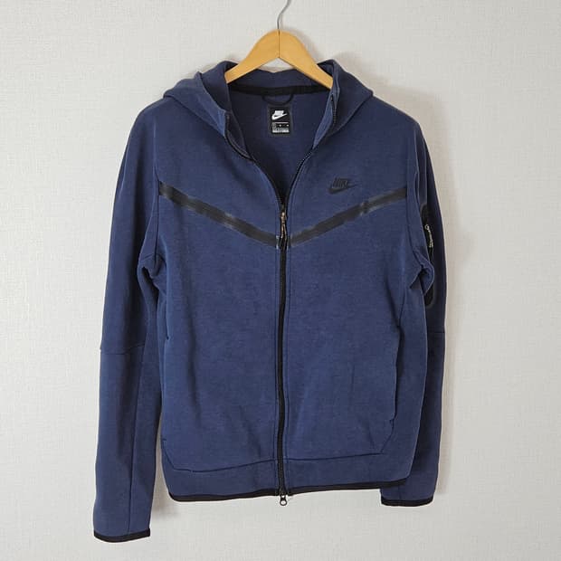 나이키 테크팩 테크플리스 후드집업 자켓 윈드러너 네이비 희귀 100