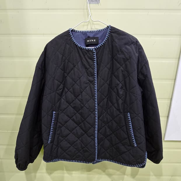 MINE 퀼팅 누빔 자켓