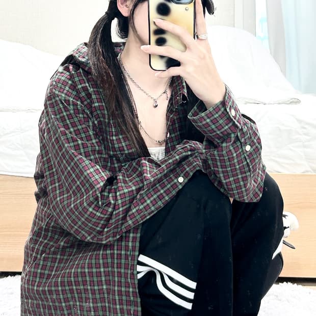 폴로 블랙포니 체크 셔츠