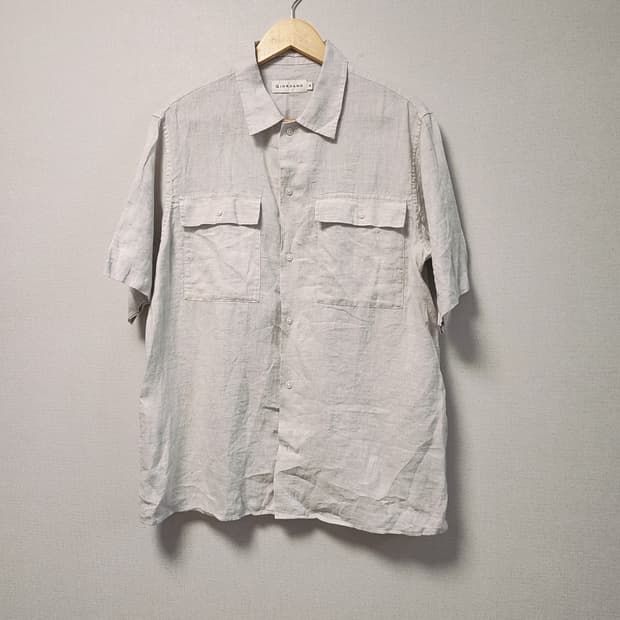 [95] 지오다노 린넨 반팔 셔츠