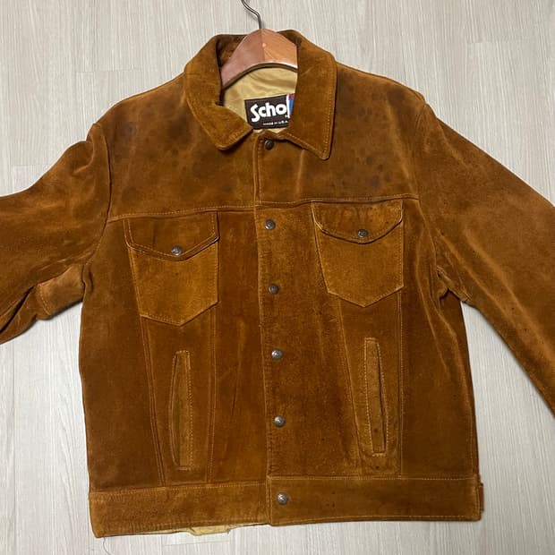 Schott Trucker 3type suede jacket