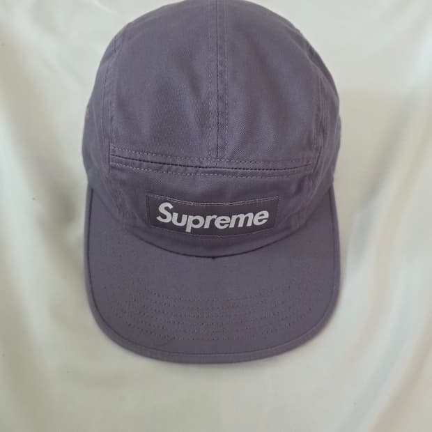 슈프림 워시드 치노 트윌 캠프캡 더스티 퍼플