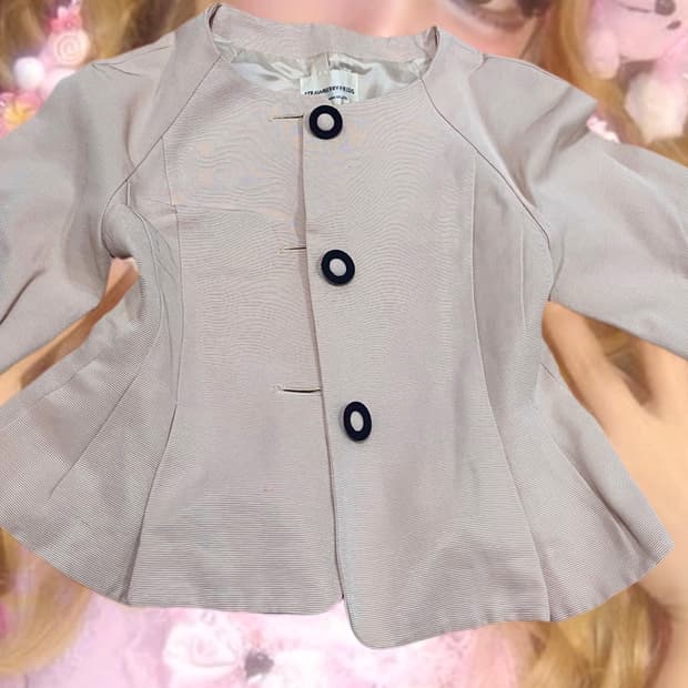 일브 스트로베리필드 퍼 리본 이너 자켓