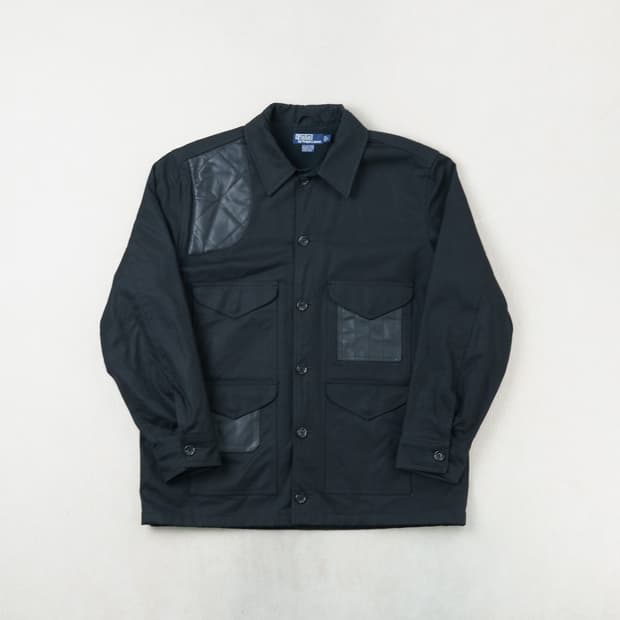 (L) 폴로 왁스 코튼 헌팅 자켓