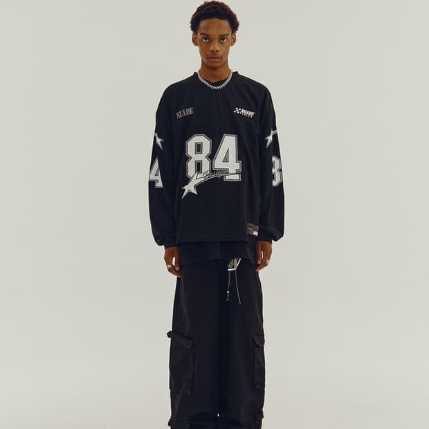 SUADE 84 스타 레이싱 롱슬리브 져지 M