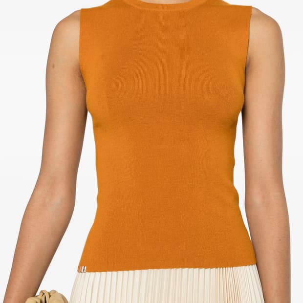 익스트림 캐시미어 니트 슬리브리스