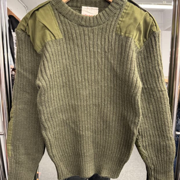 the woolly pully 잉글랜드 빈티지 코만도 니트