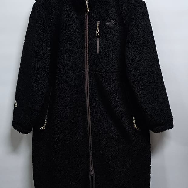 노스페이스 뽀글이 롱 플리스 블랙 S 90