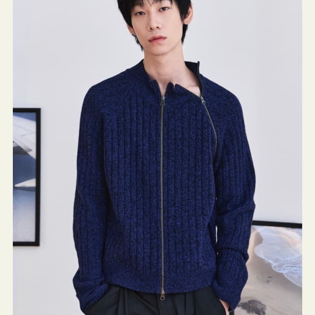웨이비니스 풀집업 미드나잇 블루 2