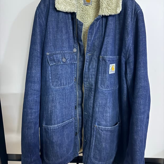 칼하트 데님 덱 자켓 L사이즈 판매합니다