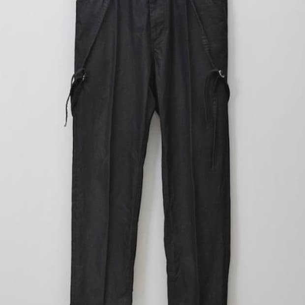 Masu Suspender Denim Pants (BLACK)