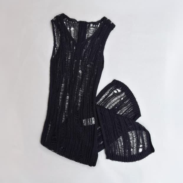 VOLTAGE CONTROL FILTER Mohair Knit Dress