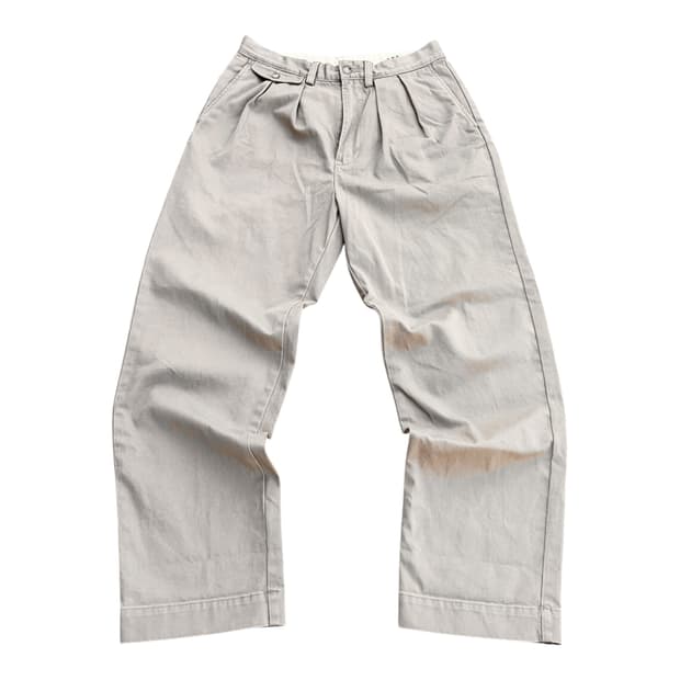 QR택) 폴로 랄프로렌 투턱 베이지 치노 팬츠