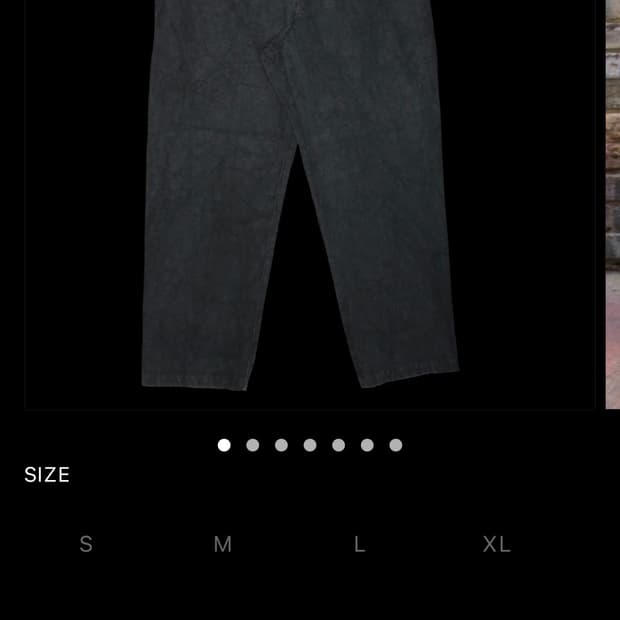 Stussy Washed Canvas Beach Pant 블랙