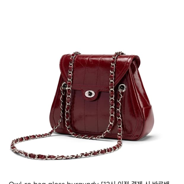 (미개봉) 카디널레드 아울로백 글로스 버건디