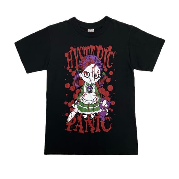 캐릭터 프린팅 애니 프린팅 펑크 갸루 y2k 고스 지뢰계