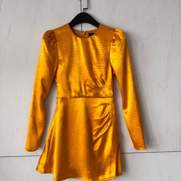 촬영용 제품 대폭할인House of Harlow  엘로우 골드 미니 원피