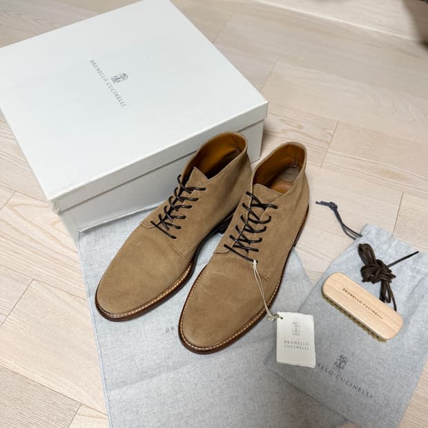 브루넬로 쿠치넬리 / 스웨이드 부츠 / 42 (국내270-275)